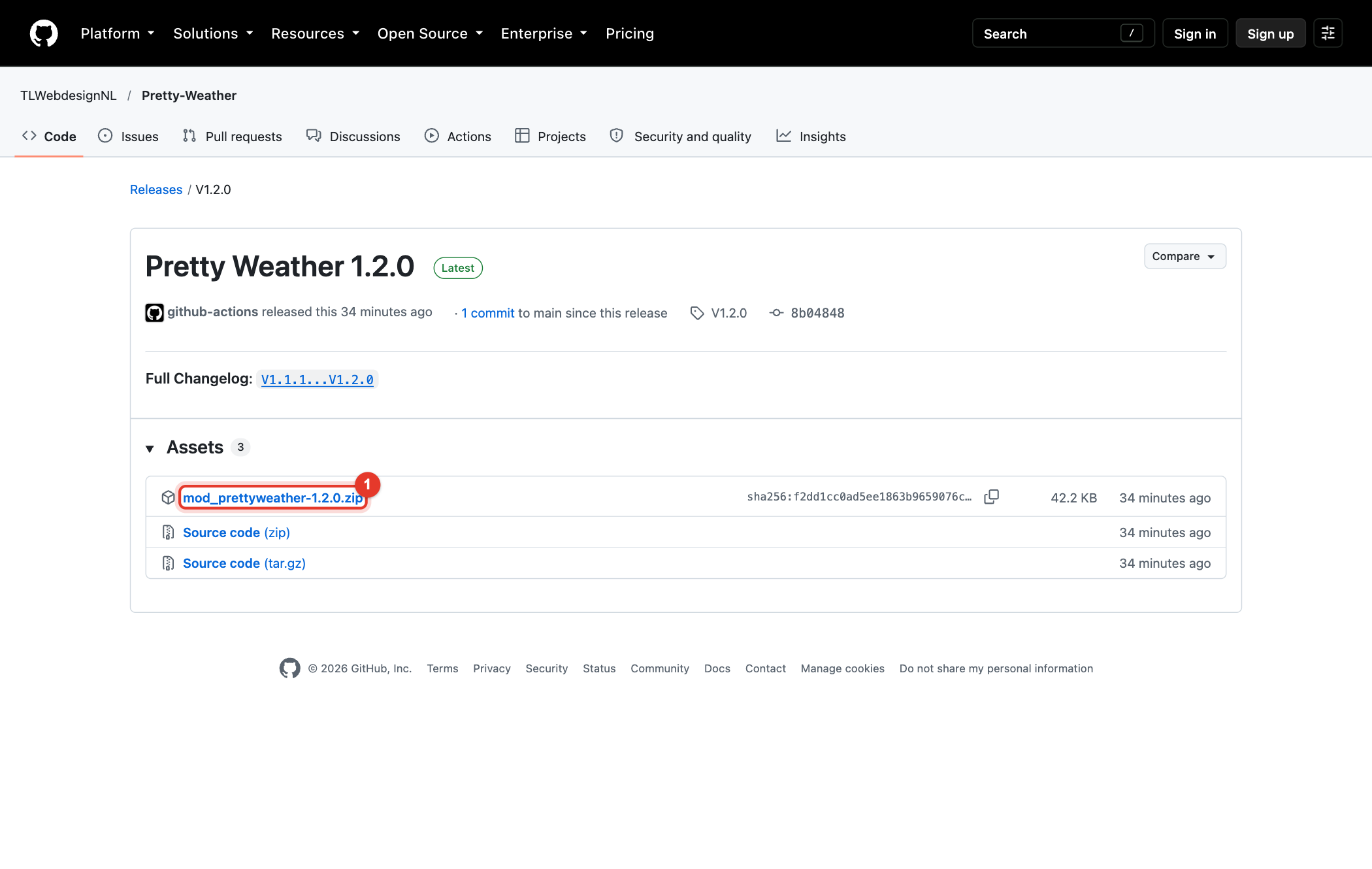 Download Pretty Weather van GitHub